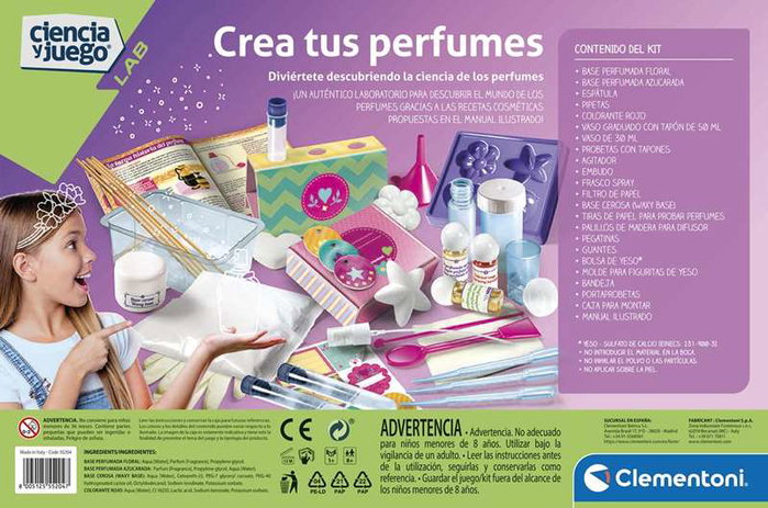 Clementoni Laboratorio Crea Tus Perfumes Clementoni Laboratorio Crea Tus Perfumes
