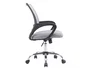 Q-connect Silla de Oficina Siena Malla Base Metálica, Blanco/Gris, Altura Max 1000mm, Anchura 560mm, Profundidad 570mm