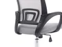 Q-connect Silla de Oficina Siena Malla Base Metálica, Blanco/Gris, Altura Max 1000mm, Anchura 560mm, Profundidad 570mm