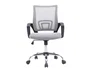 Q-connect Silla de Oficina Siena Malla Base Metálica, Blanco/Gris, Altura Max 1000mm, Anchura 560mm, Profundidad 570mm