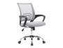 Q-connect Silla de Oficina Siena Malla Base Metálica, Blanco/Gris, Altura Max 1000mm, Anchura 560mm, Profundidad 570mm