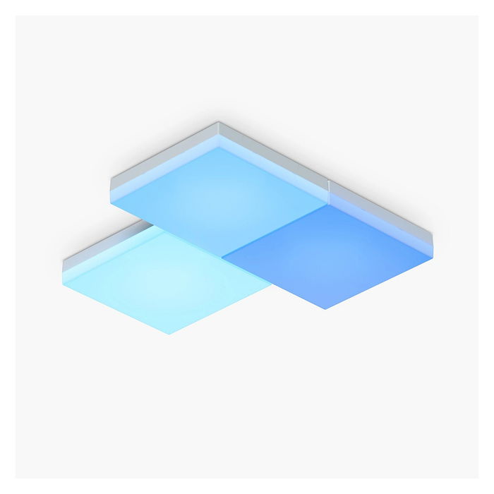 Nanoleaf Skylight Starter Kit (3 Paneles), Lámparas LED Inteligentes, Control por App y Voz, Compatible con Alexa y Google Home, Dimmable, Cambio de Color