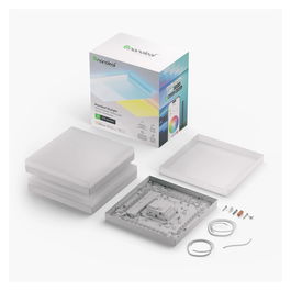 Nanoleaf Skylight Starter Kit (3 Paneles), Lámparas LED Inteligentes, Control por App y Voz, Compatible con Alexa y Google Home, Dimmable, Cambio de Color