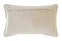 DKD Home Decor Cojín de Poliéster con Flores Bordadas Dorado