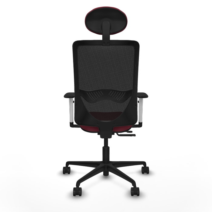 PIQUERAS Y CRESPO Silla de oficina Zulema con mecanismo Sincro/Traslack Granate y Negro PIQUERAS Y CRESPO Silla de oficina Zulema con mecanismo Sincro/Traslack Granate y Negro