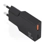 AISENS Cargador Ultra Delgado GaN 30W USB-C y USB-A Negro