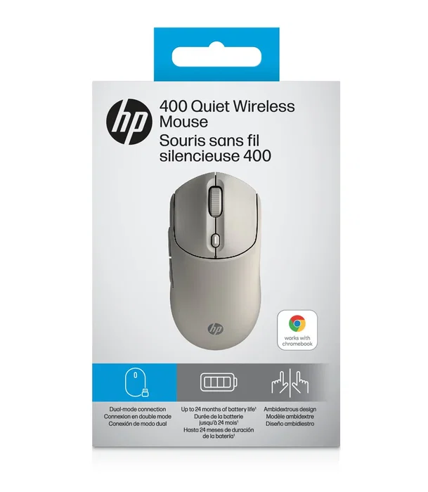 HP Ratón Inalámbrico HP 400 Quiet Maple Beige HP Ratón Inalámbrico HP 400 Quiet Maple Beige