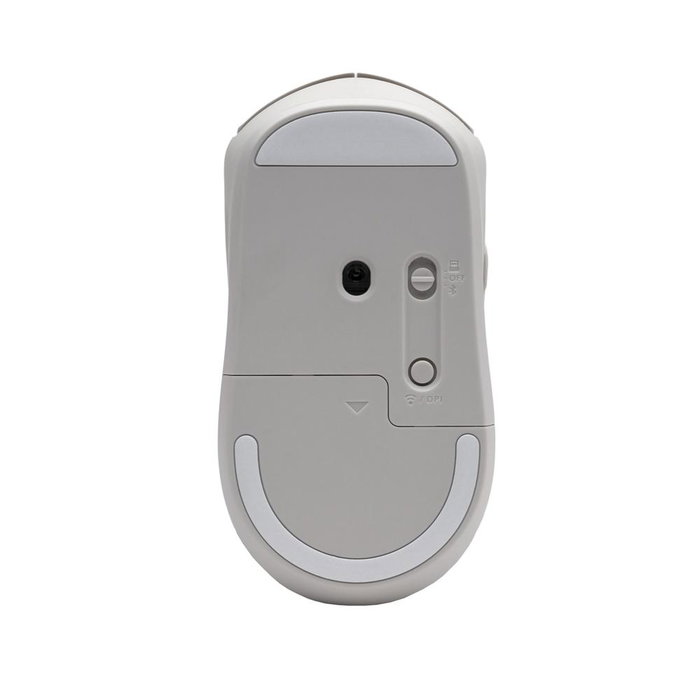 HP Ratón Inalámbrico 400 Dual - Bluetooth y 2.4 GHz, 6000 DPI, Diseño Ambidiestro Ergonómico, Color Beige