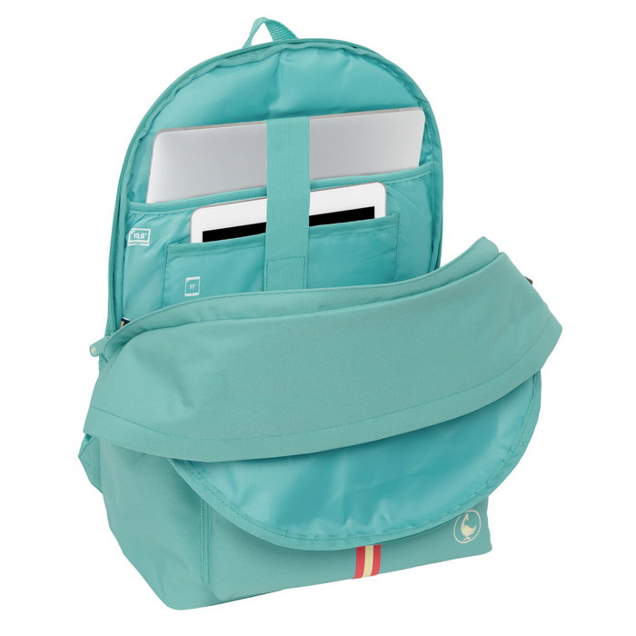 Safta Mochila Doble Para Portátil 15,6'' con USB El Ganso Basics Aquarelle