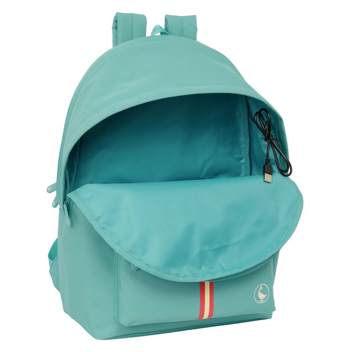 Safta Mochila Doble Para Portátil 15,6'' con USB El Ganso Basics Aquarelle
