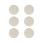Summa Plato Llano 26 cm Vajilla Vitro Porcelana Modern - Color Marfil (Set de 6)