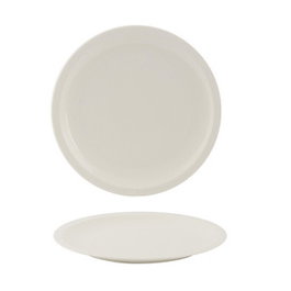 Summa Plato Llano 26 cm Vajilla Vitro Porcelana Modern - Color Marfil (Set de 6)