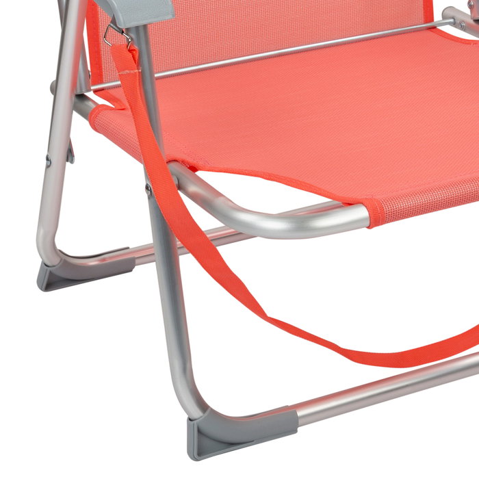 Aktive Silla plegable baja aluminio coral Aktive Silla plegable baja aluminio coral