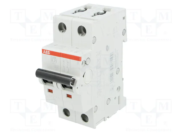ABB S200 Interruptor magnetotérmico 2 polos 25A 6kA
