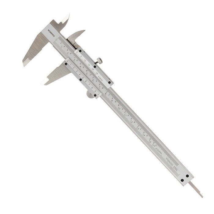 Workpro Calibre Vernier 150 mm Precisión 0.02 mm Métrico/SAE Aluminio Anodizado Workpro Calibre Vernier 150 mm Precisión 0.02 mm Métrico/SAE Aluminio Anodizado