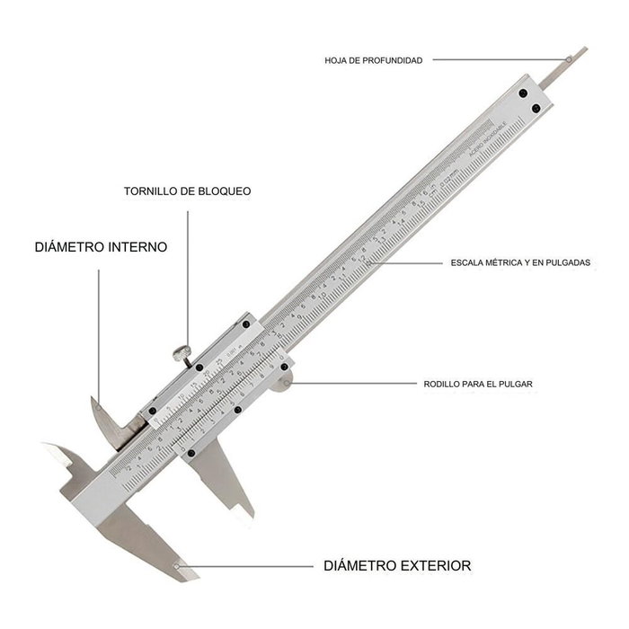 Workpro Calibre vernier de 150 mm