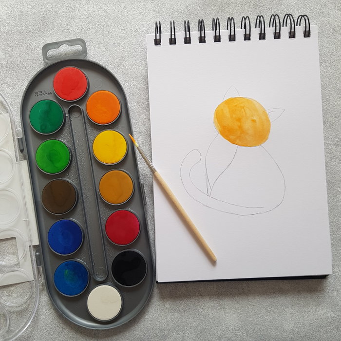 Bruynzeel Acuarelas Kids Estuche de 12 Colores con Pincel