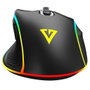 Modecom Volcano Veles Ratón Gaming Ergonómico 12800 DPI Óptico Negro Cableado USB RGB