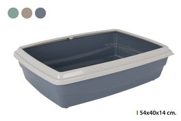 Georplast Cama Gato Plástico Jumbo 54 x 40 cm (12 Unidades)