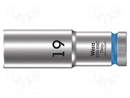 WERA Llave de vaso HEX 19mm 1/2 de 83mm