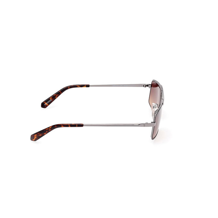 GUESS Gafas de Sol Hombre GU00168 Aviador Metal - Color 09F, Lente 58 mm, Varillas 140 mm