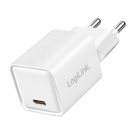 LogiLink Cargador USB-C 20 W GaN 1 puerto Blanco