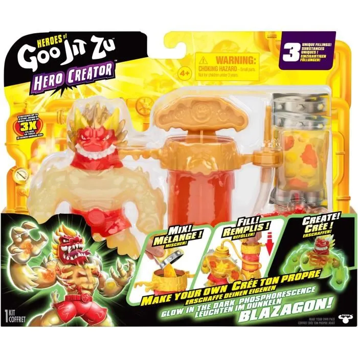 Heroes Of Goo Jit Zu Figura Creador de Rayos X Blazagon HER0630996429938 - 11 cm