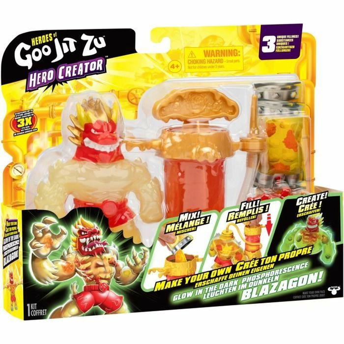 Heroes Of Goo Jit Zu Figura Creador de rayos X Blazagon - 11 cm Heroes Of Goo Jit Zu Figura Creador de rayos X Blazagon - 11 cm