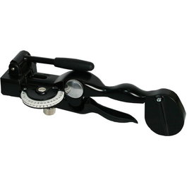 Dymo M1011 Rotuladora Industrial Manual para Etiquetas de Acero Inoxidable y Aluminio, con Perforador de Agujeros y Bridas Incorporados