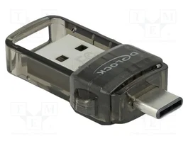 DeLOCK Adaptador Bluetooth 4.0 2 en 1 USB 2.0 con conectores Tipo-C™ y Tipo-A