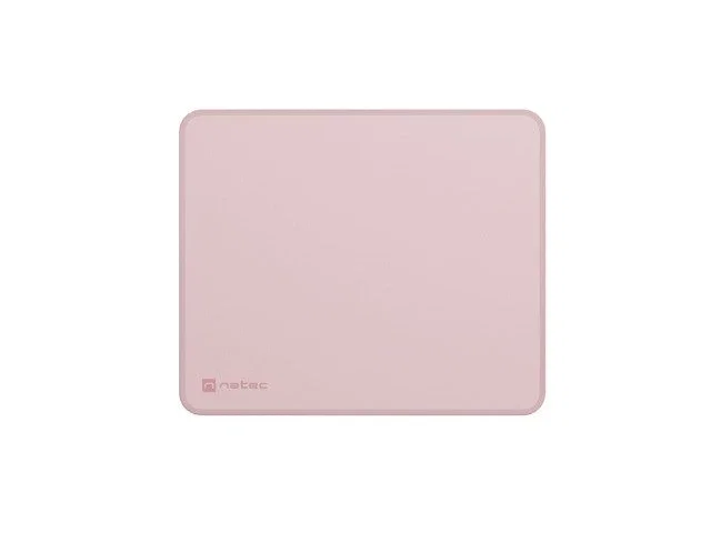 NATEC Colors Series Alfombrilla Rosa Misty 300x250mm - Tela y Caucho, Base Antiderrapante y Resistente al Agua