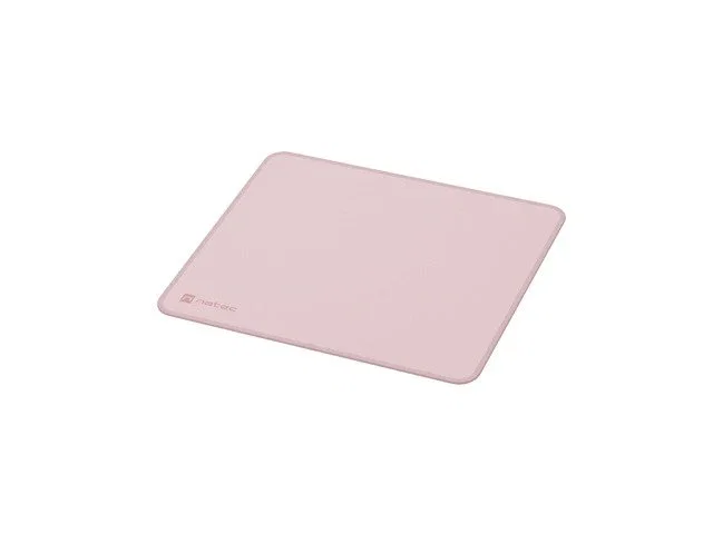 NATEC Colors Series Alfombrilla Rosa Misty 300x250mm - Tela y Caucho, Base Antiderrapante y Resistente al Agua