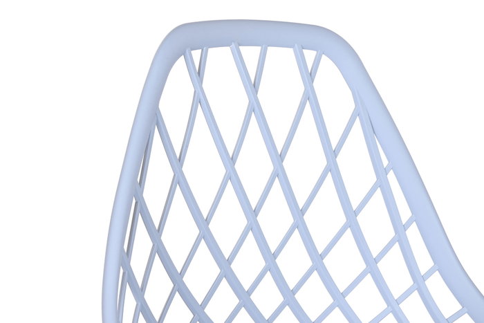 DKD Home Decor Silla PP Metal Azul Celeste DKD Home Decor Silla PP Metal Azul Celeste