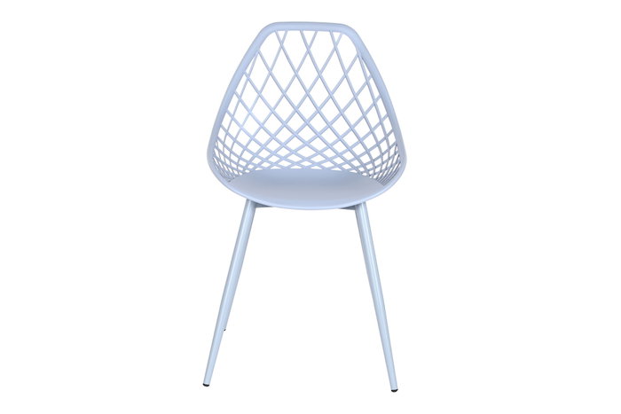 DKD Home Decor Silla PP Metal Azul Celeste DKD Home Decor Silla PP Metal Azul Celeste
