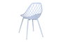 DKD Home Decor Silla PP Metal Azul Celeste