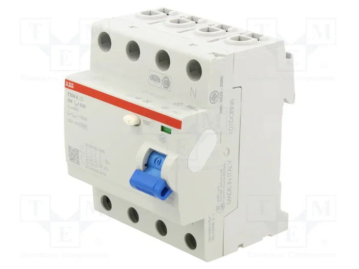 ABB Interruptor Diferencial F200 25A 300mA 4 Polos ABB Interruptor Diferencial F200 25A 300mA 4 Polos