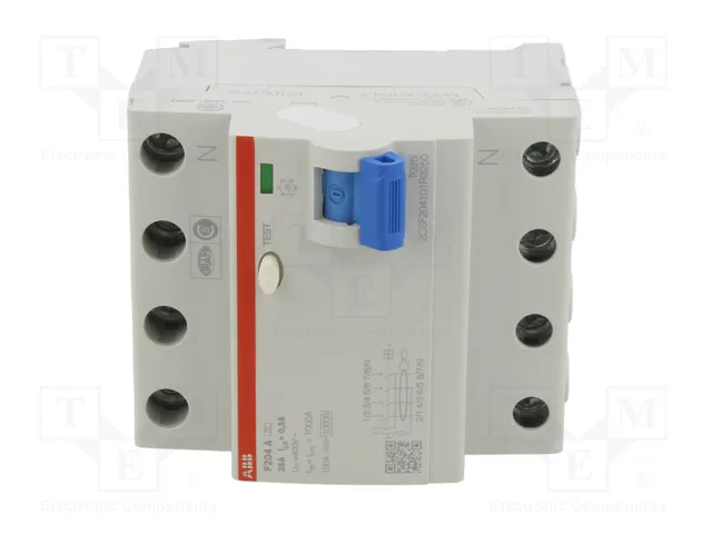 ABB Interruptor Diferencial F200 25A 300mA 4 Polos ABB Interruptor Diferencial F200 25A 300mA 4 Polos