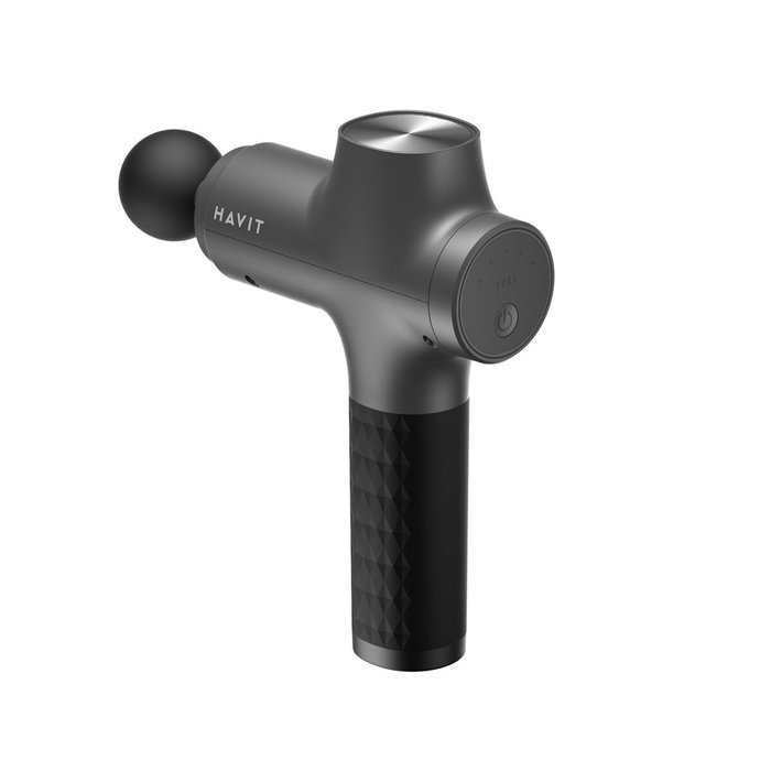Pistola de Masaje para Relajación y Recuperación Muscular Havit MG1503 Negro 1800 mAh