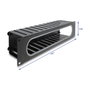DeLOCK 67279 Panel de gestión de cables 19 pulg. Negro