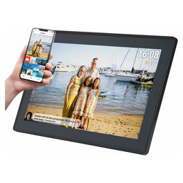 Denver Frameo PFF-1515 - Marco Digital de 15.6 Pulgadas (39.6 cm), Negro, 1920 x 1080 Full HD IPS, Pantalla Tactil, 16 GB, WiFi, USB-C, Soporte Horizontal/Vertical