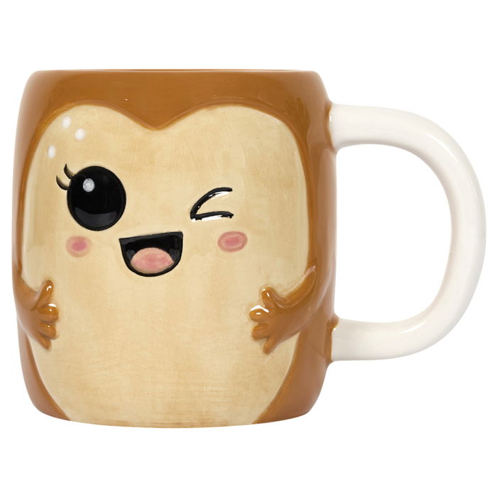 The Concept Factory Taza Relieve Kawaii 380 Ml Malvavisco Tostada Bubble Tea Surtidos