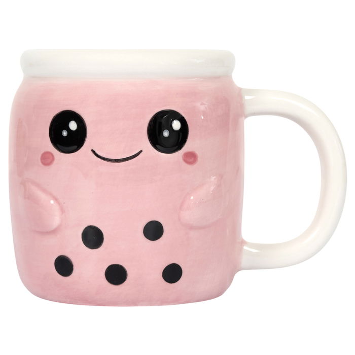 The Concept Factory Taza Relieve Kawaii 380 Ml Malvavisco Tostada Bubble Tea Surtidos