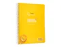Liderpapel Cuaderno espiral Pautaguía A5 amarillo 80 hojas 90g