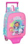 Safta Mochila 232 con Carro 805 - Gabby's Dollhouse Confetti, 270x220x100 mm