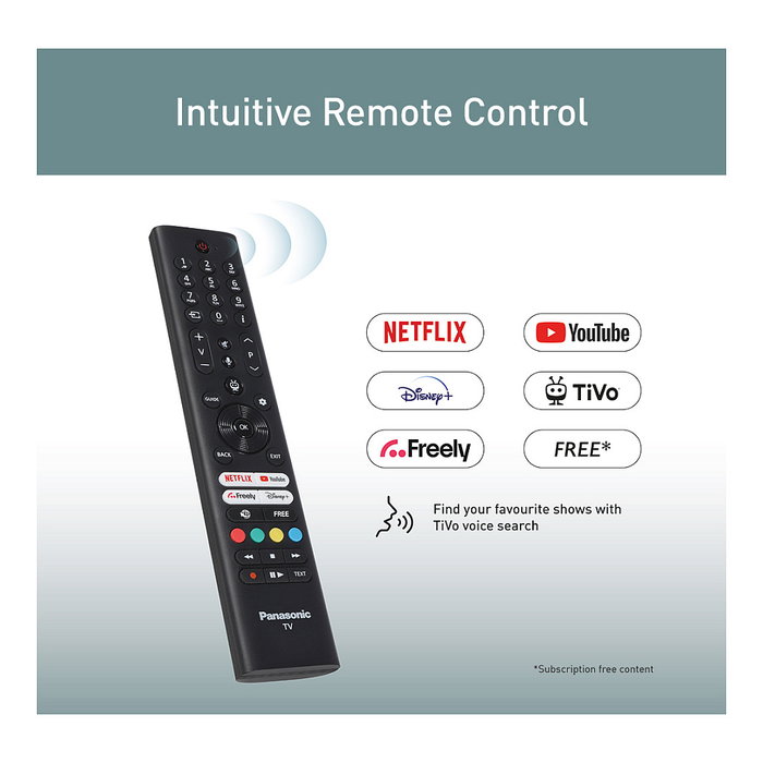 Panasonic TB-65W61AEZ Smart TV LED 65" / 165 cm 4K Ultra HD (3840x2160) HDR10 Dolby Vision TiVo Wifi Bluetooth HDMI USB Negro