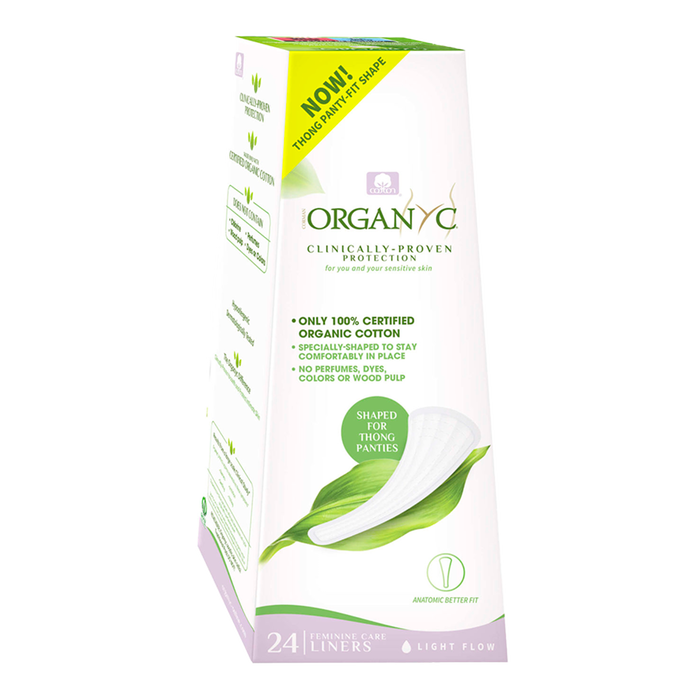 ORGANYC Salvaslip para tanga, 24 unidades