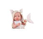 Muñeca ane baby soft en estuche, con cuerpo y extremidades de vinilo 45 cm, incluye chupete