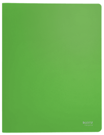 Leitz Carpeta Polipropileno 46770055 con 40 Fundas A4 Recycle Verde