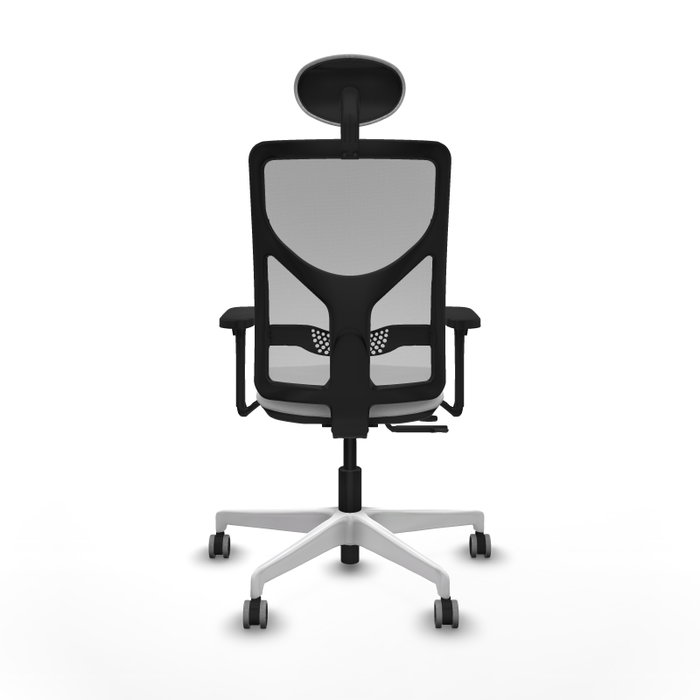 PIQUERAS Y CRESPO Silla de oficina Motilla con mecanismo Sincro/Traslack, Blanco y Gris PIQUERAS Y CRESPO Silla de oficina Motilla con mecanismo Sincro/Traslack, Blanco y Gris