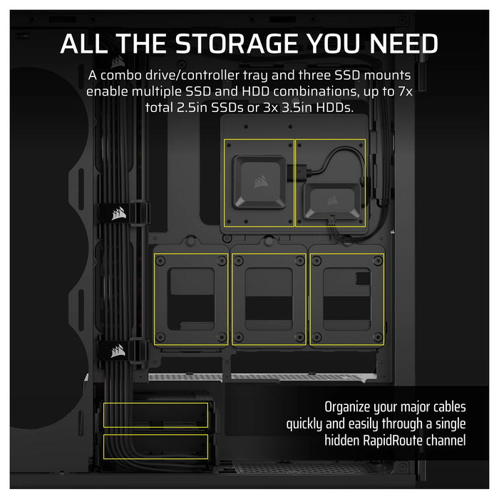 Corsair 5000T LX RGB Midi Tower Vidrio Templado RGB Negro